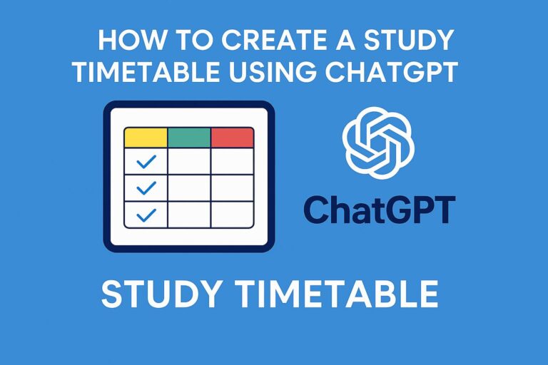 Want me to create a personalized study timetable for you right now?