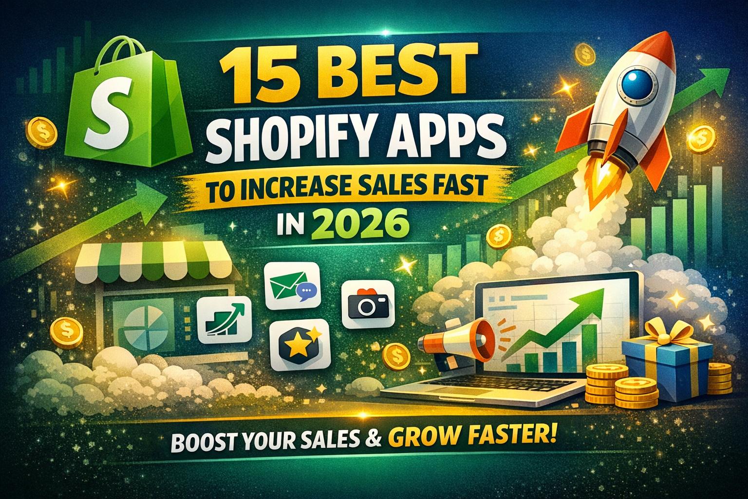 15 Best Shopify Apps to Increase Sales Fast in 2026