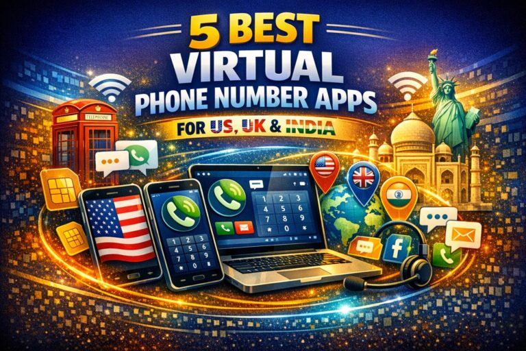 5 Best Virtual Phone Number Apps for US, UK & India (2026 Guide)
