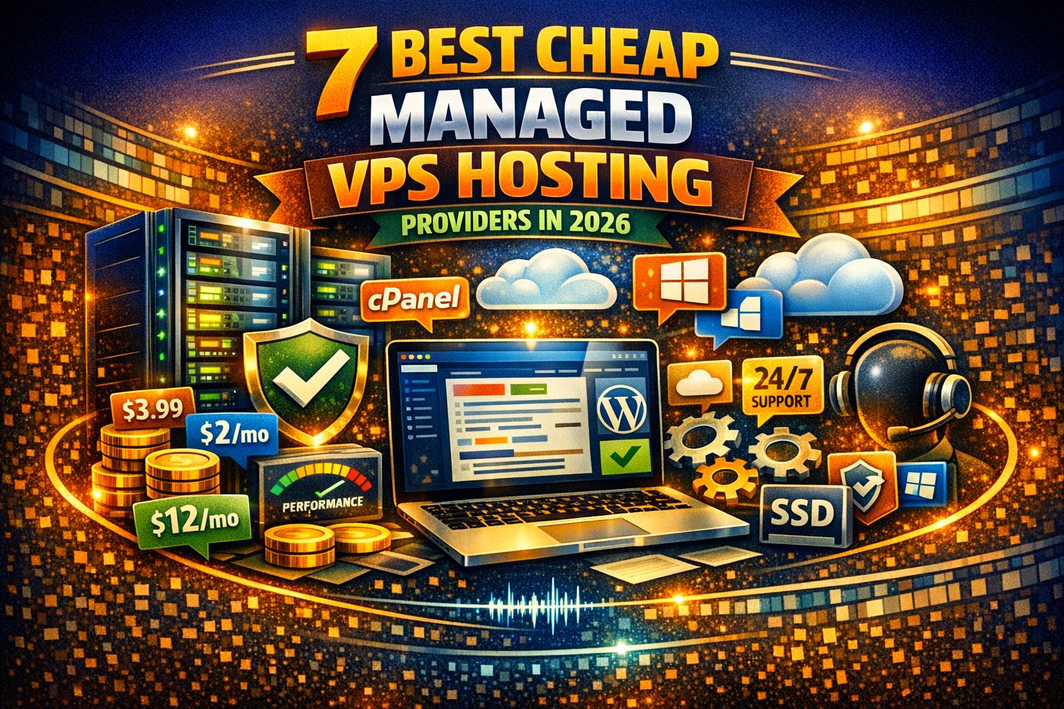 7 Best Cheap Managed VPS Hosting Providers in 2026 (Affordable & Powerful Picks)