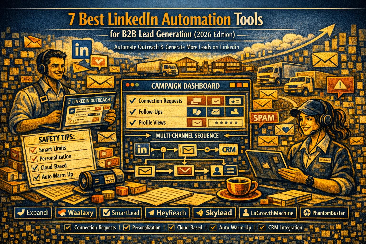7 Best LinkedIn Automation Tools for B2B Lead Generation (2026 Edition)