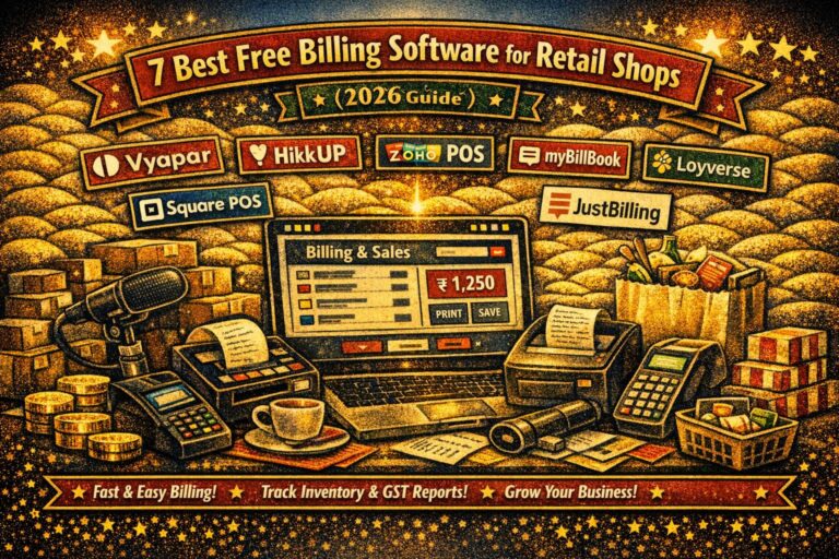 7 best free billing software for retail shops