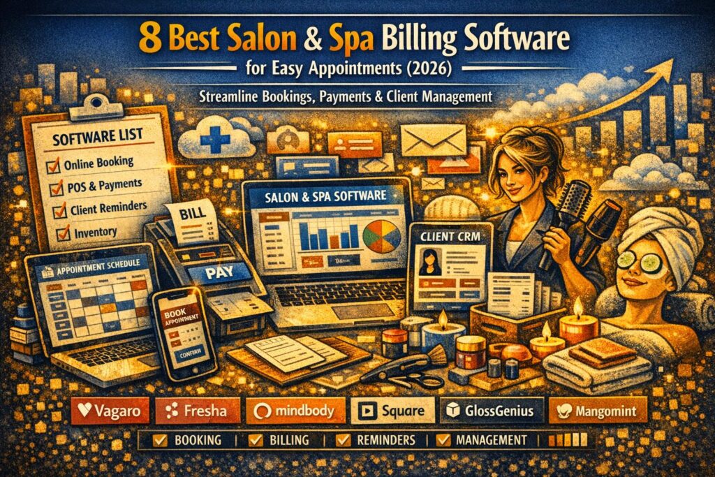 8 Best Salon & Spa Billing Software for Easy Appointments (2026)