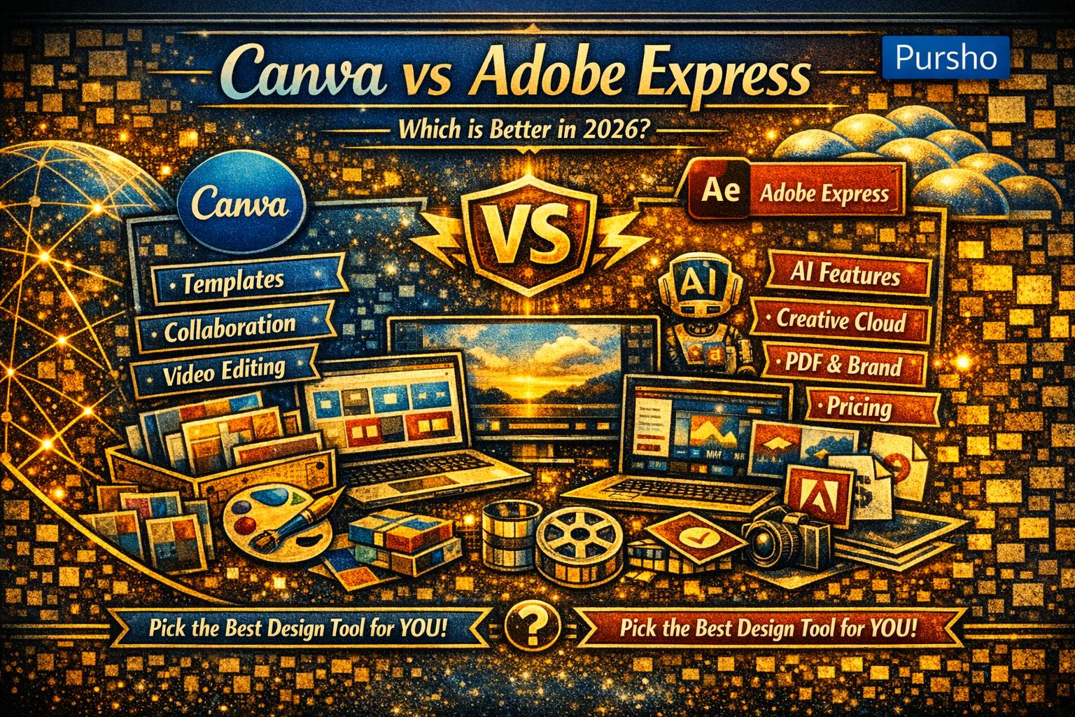 Canva vs Adobe Express: Which Is Better in 2026? (Full Comparison Guide)