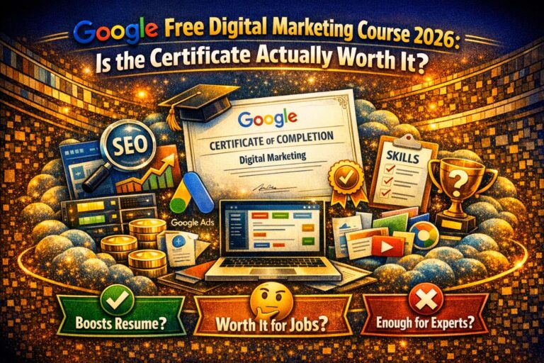 Google Free Digital Marketing Course 2026: Is the Certificate Actually Worth It?