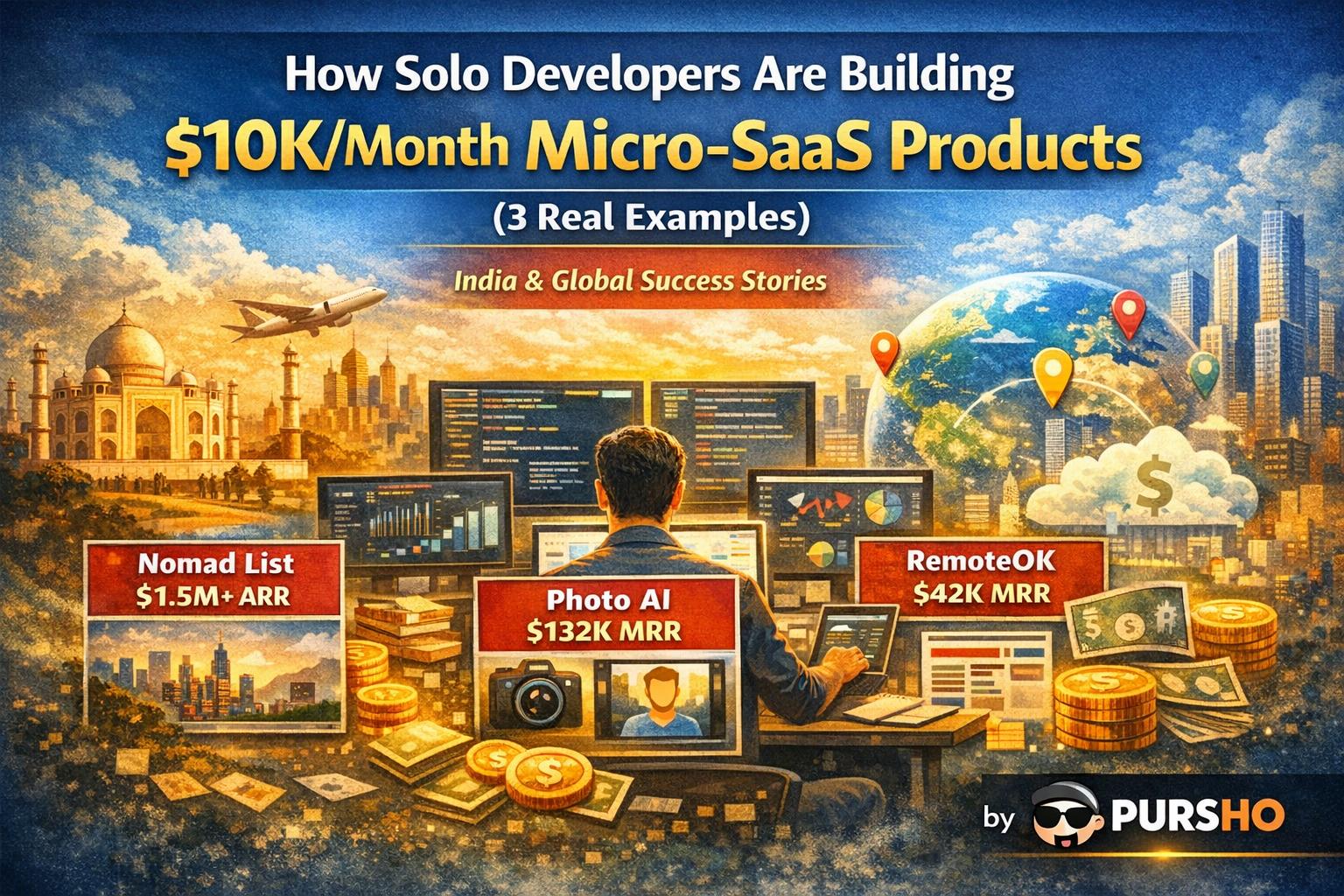 How Solo Developers Are Building $10K/Month Micro‑SaaS Products (3 Real Examples)