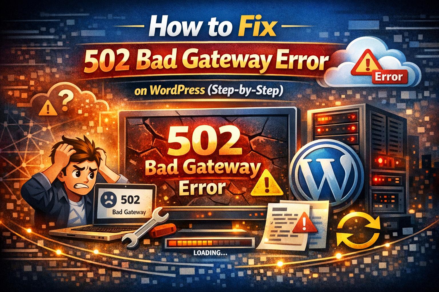How to Fix the 502 Bad Gateway Error on WordPress (Step‑by‑Step Guide)
