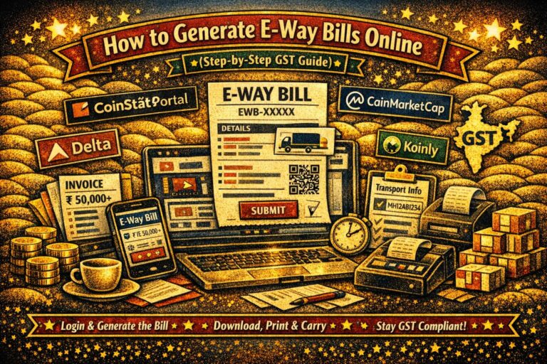 How to Generate E‑Way Bills Online (Step‑by‑Step GST Guide for 2026)