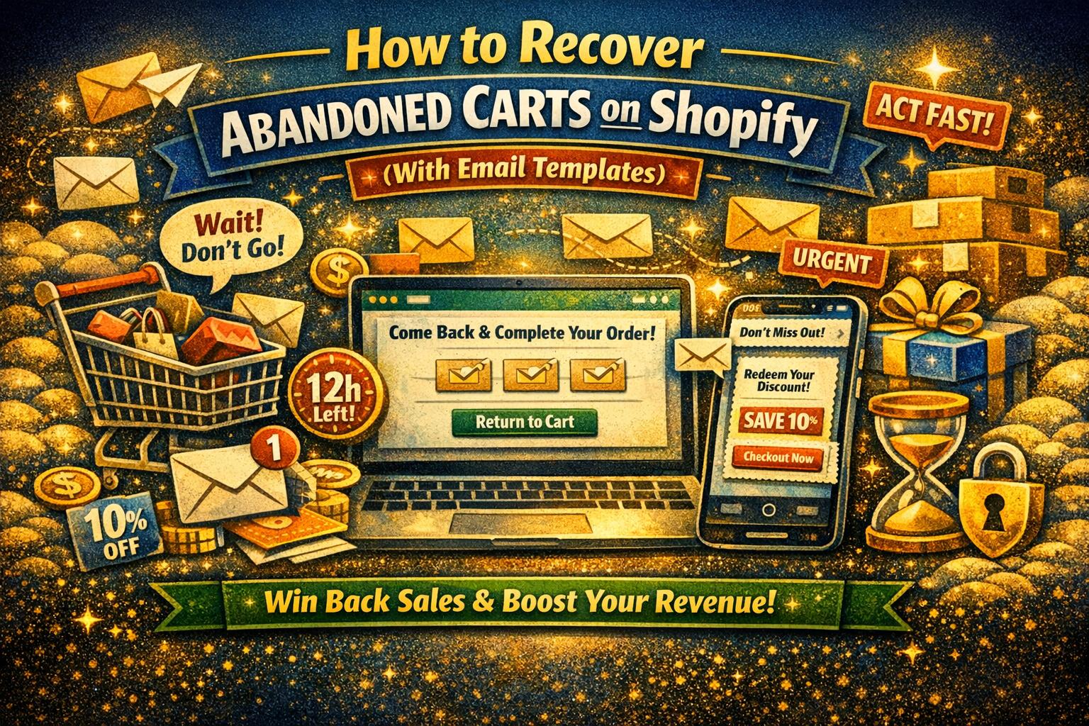How to Recover Abandoned Carts on Shopify (With High‑Converting Email Templates)