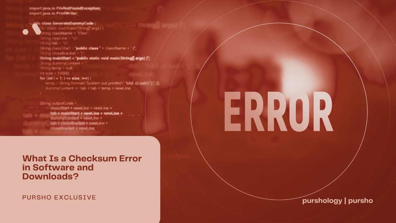 What Is a Checksum Error in Software and Downloads - purshoLOGY What Is a Checksum Error in Software and Downloads?