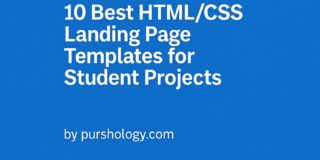 10 Best HTML/CSS Landing Page Templates for Student Projects (Accurate With Real Download Links)