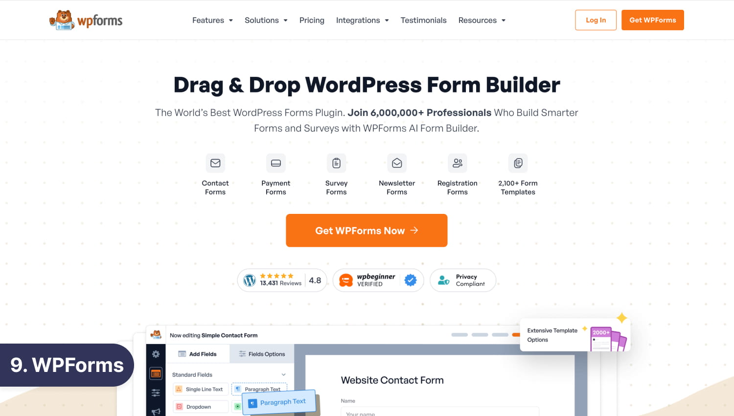 wpforms jotform alternative