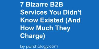 7 Bizarre B2B Services You Didn't Know Existed (And How Much They Charge)