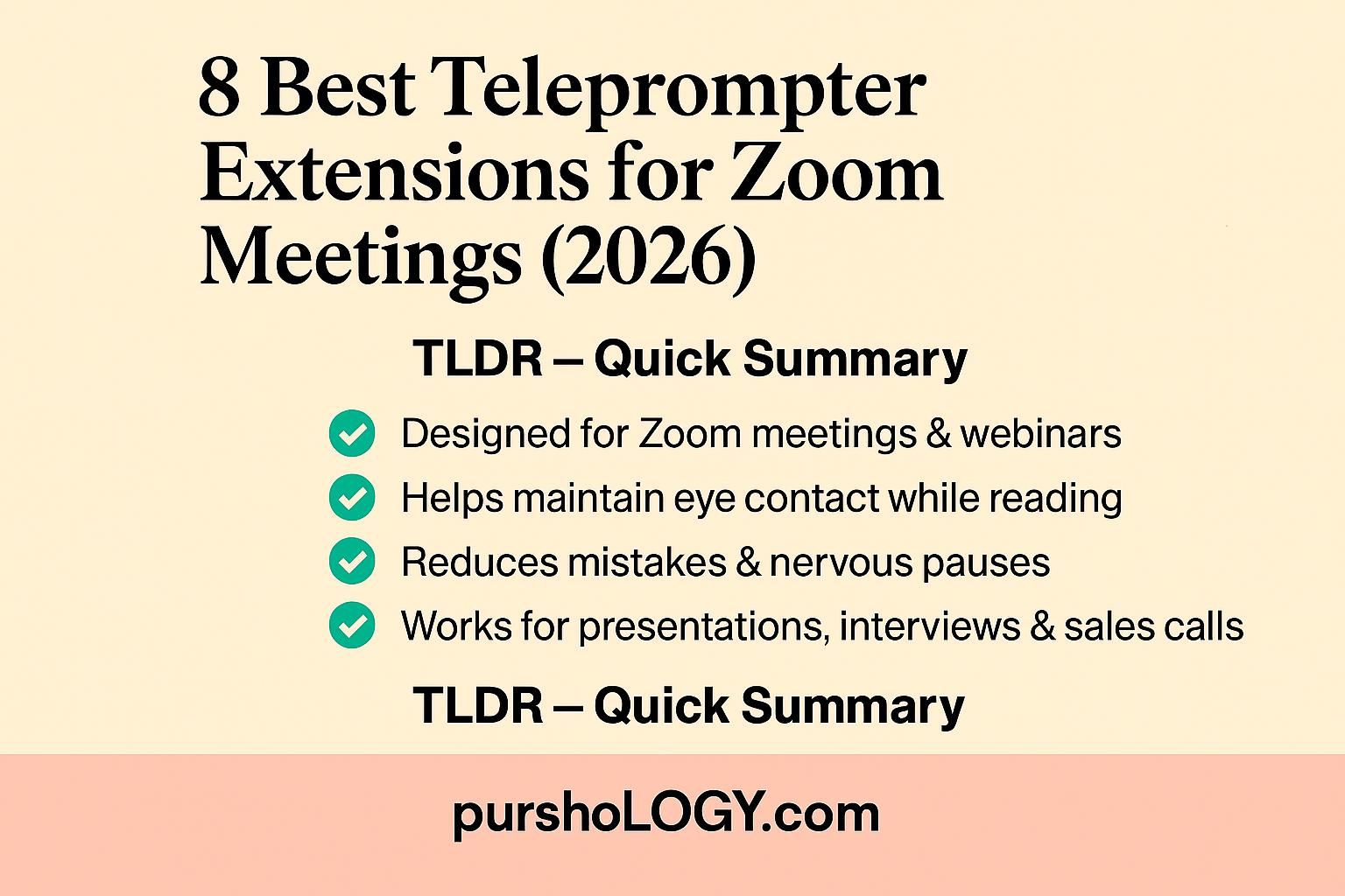 8 Best Teleprompter Extensions for Zoom Meetings (2026)
