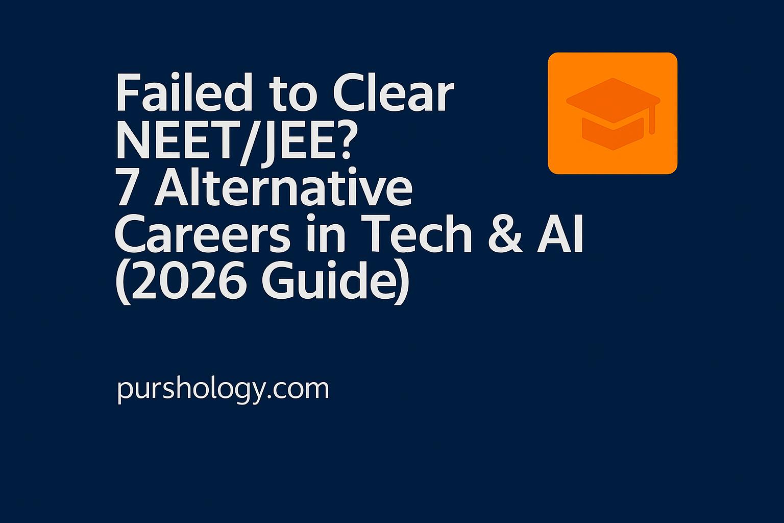 Failed to Clear NEET/JEE? 7 Alternative Careers in Tech & AI (2026 Guide)