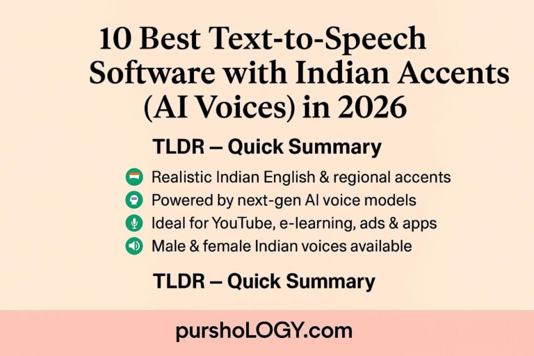 Start with one tool from this list and test an Indian AI voice today.