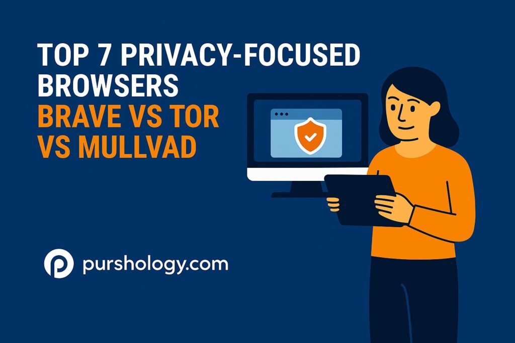 Top 7 Privacy‑Focused Browsers in 2026(Brave vs Tor vs Mullvad)