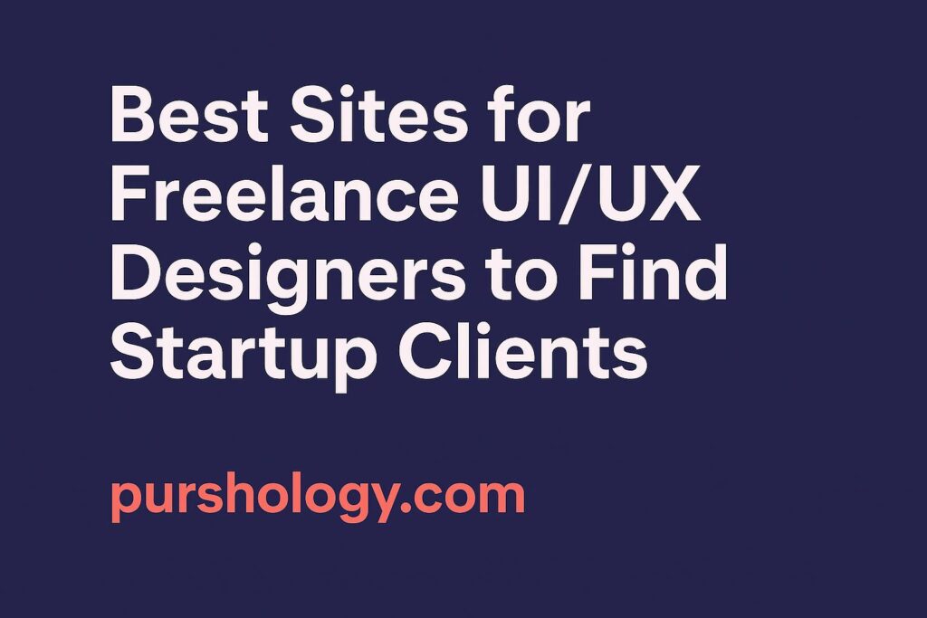 Best Sites for Freelance UI/UX Designers to Find Startup Clients in 2026