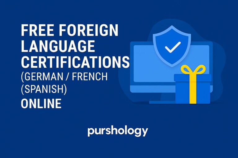 Free Foreign Language Certifications (German / French / Spanish) – Online (2026)