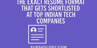 The Exact Resume Format That Gets Shortlisted at Top Indian Tech Companies