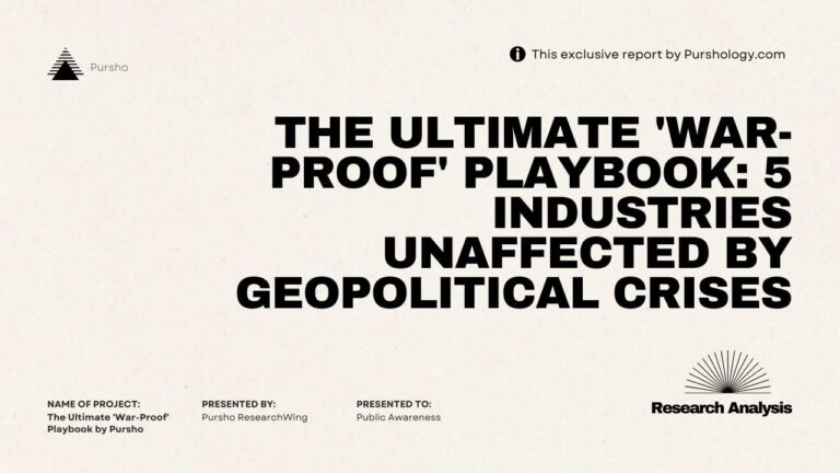 The Ultimate 'War-Proof' Playbook: 5 Industries Unaffected by Geopolitical Crises