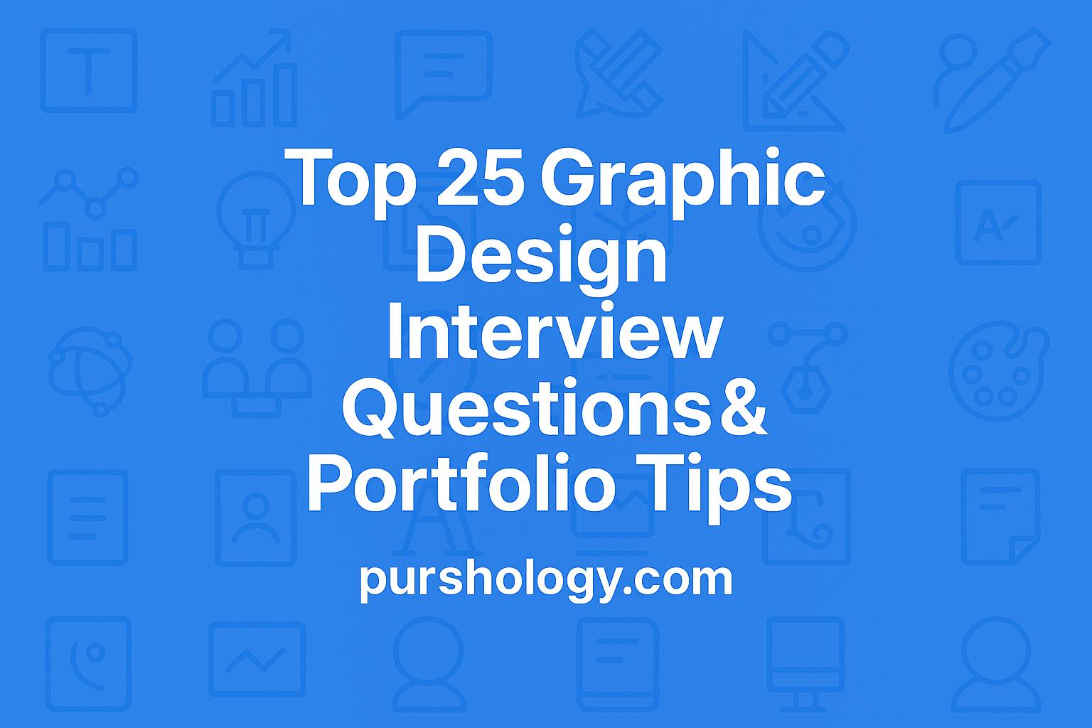 Top 25 Graphic Design Interview Questions & Portfolio Tips (2026 Guide)