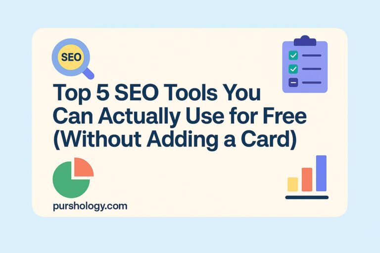 Top 5 SEO Tools You Can Actually Use for Free (No Credit Card Required)