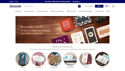 zazzle business cards