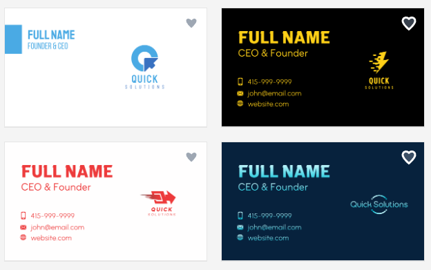 business cards
