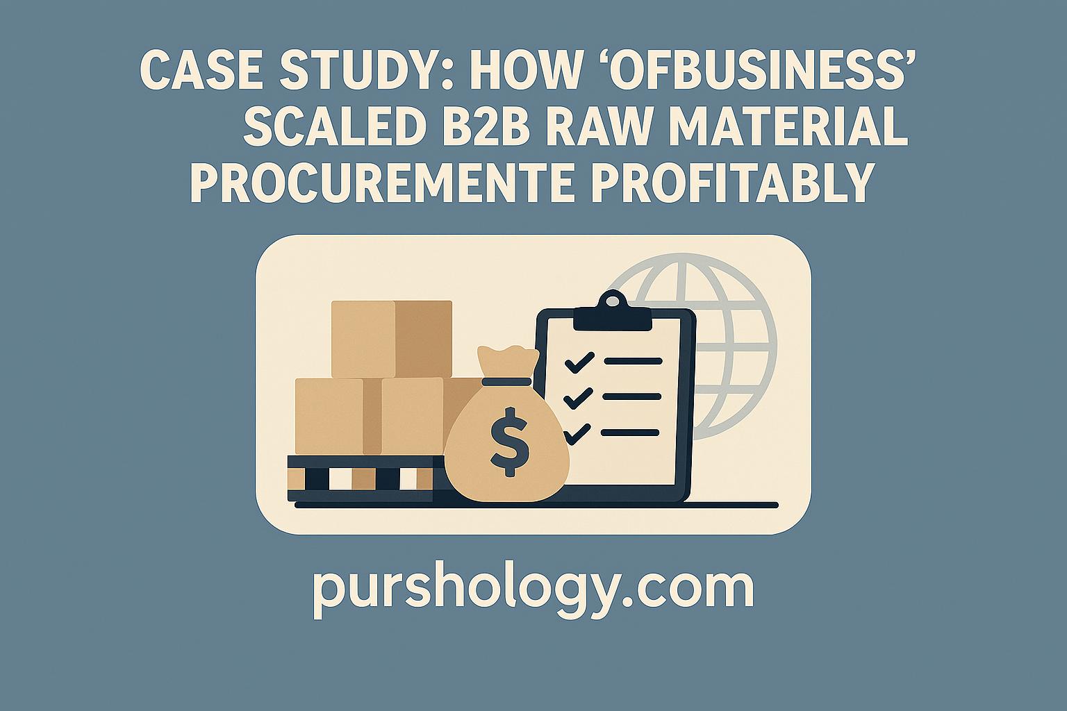 Case Study: How OfBusiness Scaled B2B Raw Material Procurement Profitably