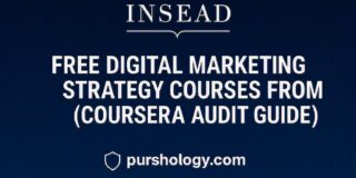 Free Digital Marketing Strategy Courses from INSEAD (Coursera Audit Guide)