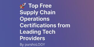 Free Supply Chain Operations Certifications from Leading Tech Providers (2026 Guide)