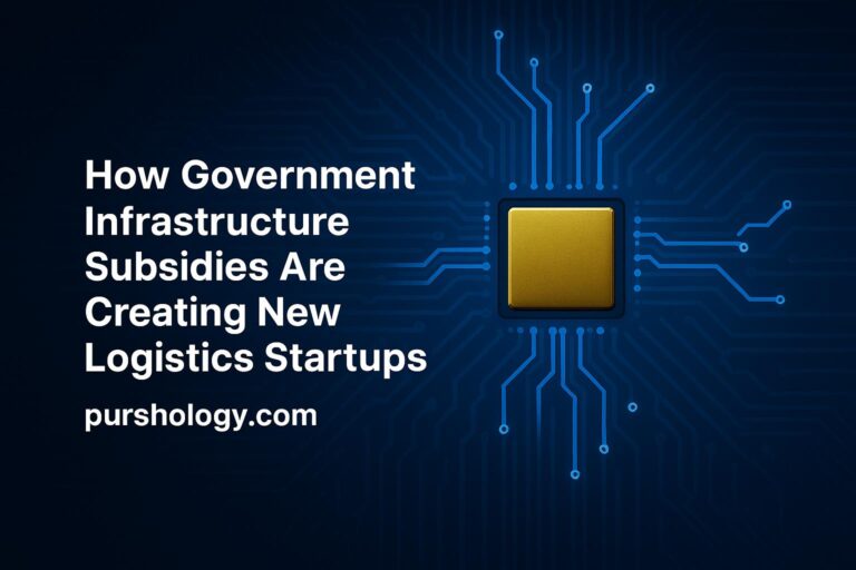 How Government Infrastructure Subsidies Are Creating New Logistics Startups