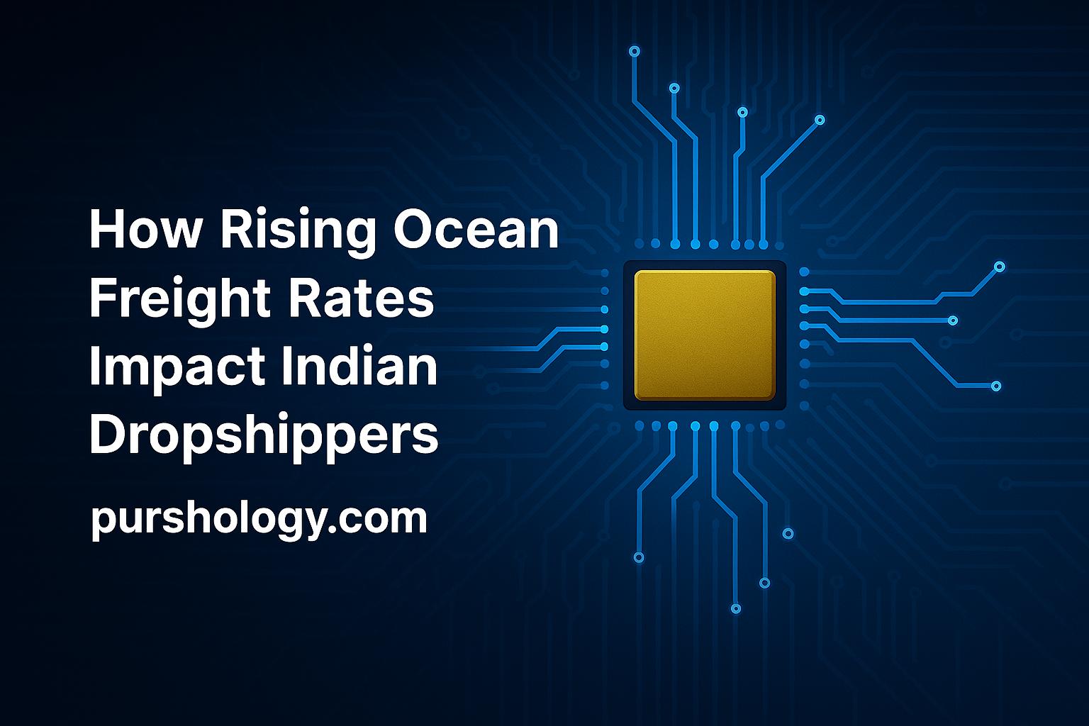 How Rising Ocean Freight Rates Impact Indian Dropshippers in 2026