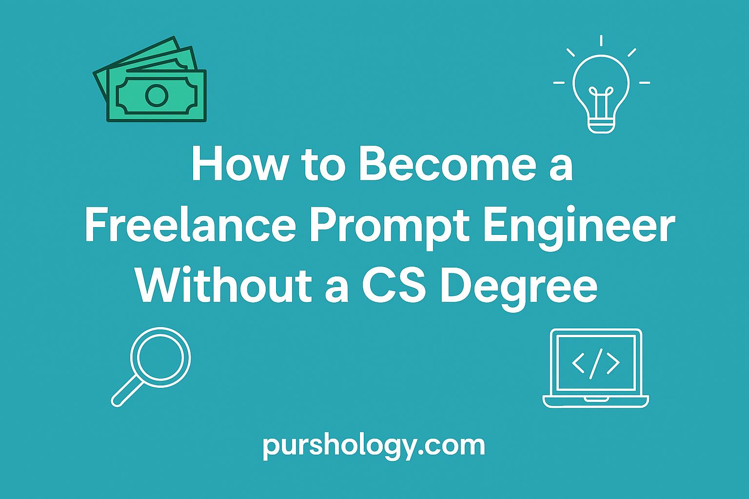 How to Become a Freelance Prompt Engineer Without a CS Degree (Even If You’re Starting from Zero)