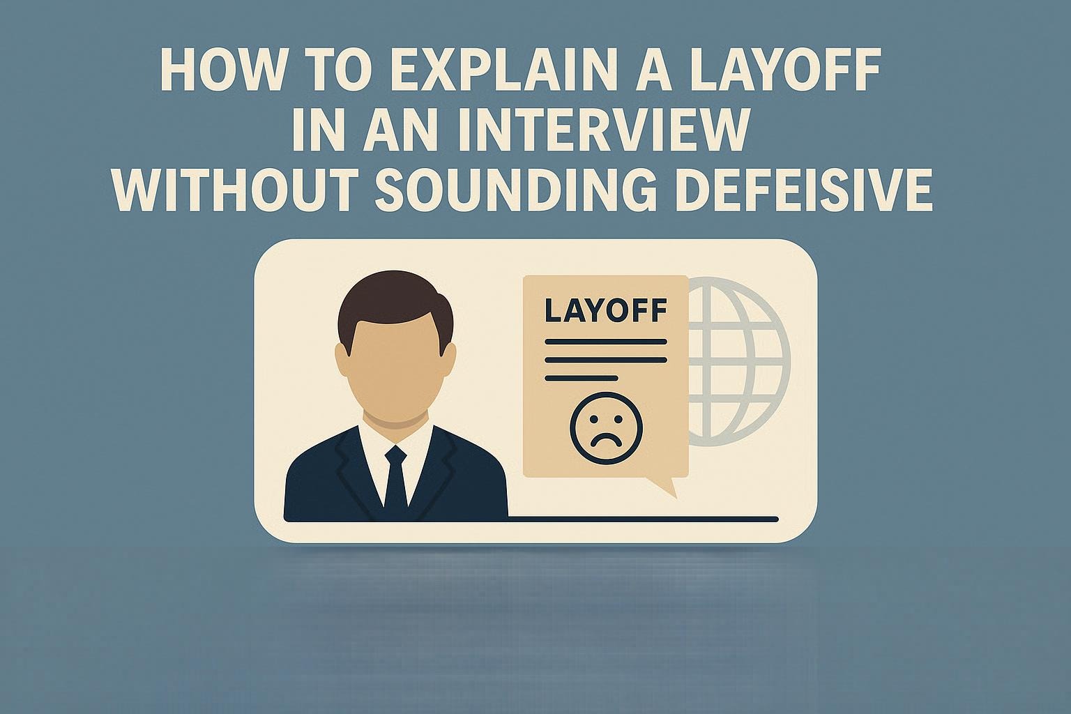 How to Explain a Layoff in an Interview Without Sounding Defensive
