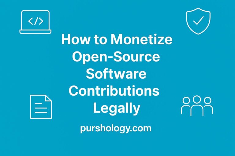 How to Monetize Open-Source Software Contributions Legally (Without Compromising Ethics)