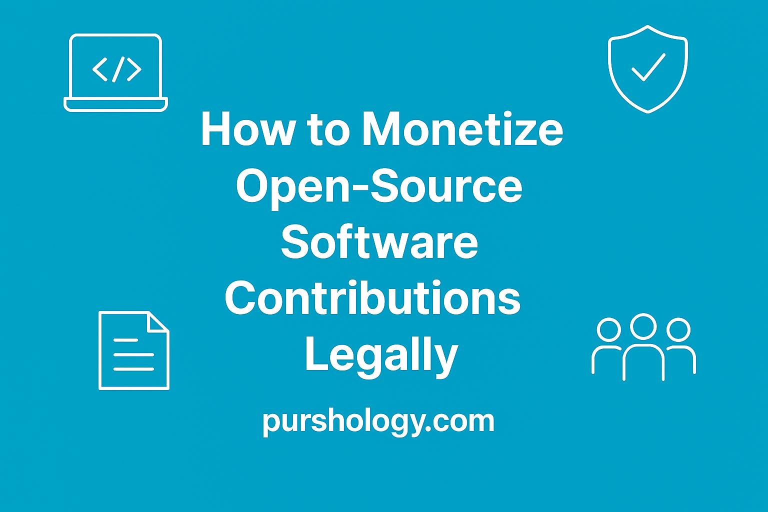 How to Monetize Open-Source Software Contributions Legally (Without Compromising Ethics)