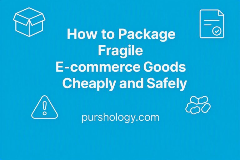 How to Package Fragile E-commerce Goods Cheaply and Safely (Complete Guide)