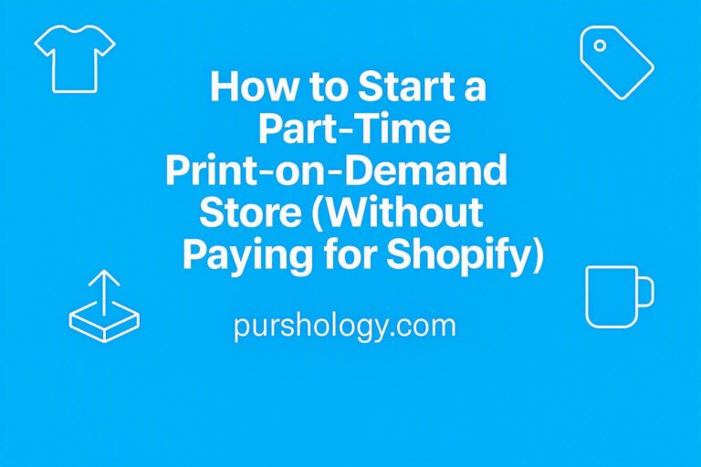 How to Start a Part-Time Print-on-Demand Store (Without Paying for Shopify)