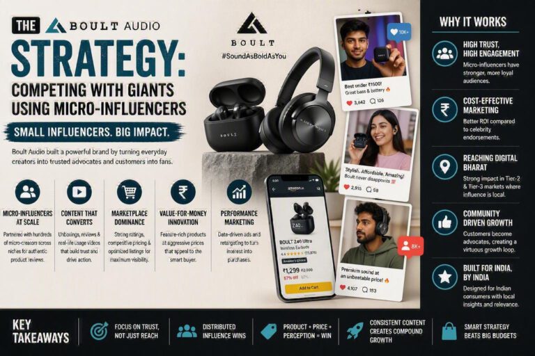 The 'Boult Audio' Strategy: Competing with Giants Using Micro-Influencers