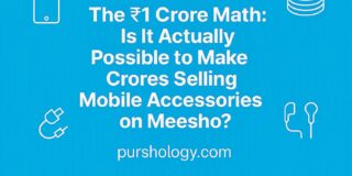 The ₹1 Crore Math: Is It Actually Possible to Make Crores Selling Mobile Accessories on Meesho?