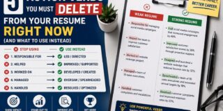 5 Action Verbs You Must Delete From Your Resume Right Now (And What to Use Instead)