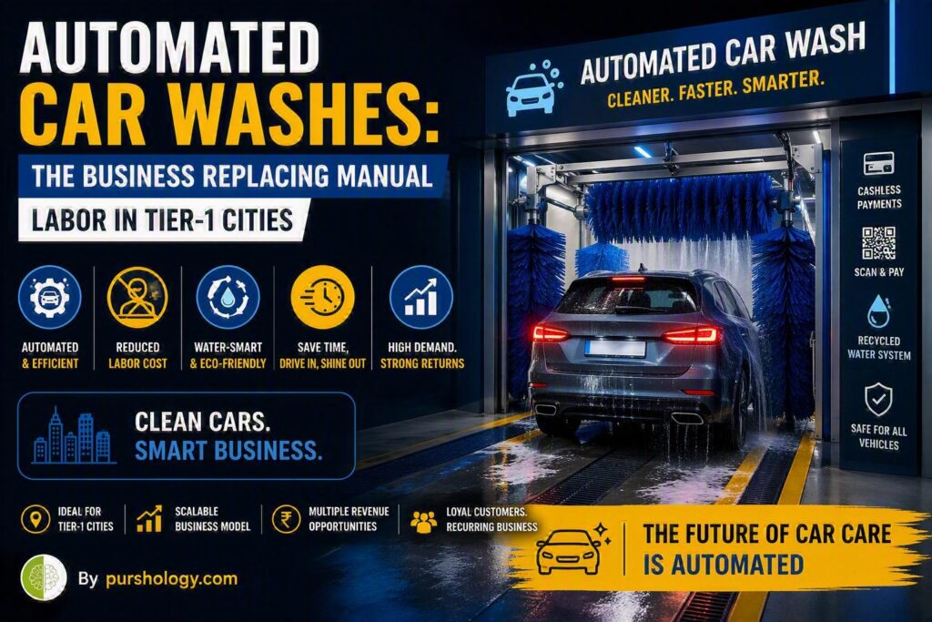 Automated Car Washes: The Business Replacing Manual Labor in Tier-1 Cities