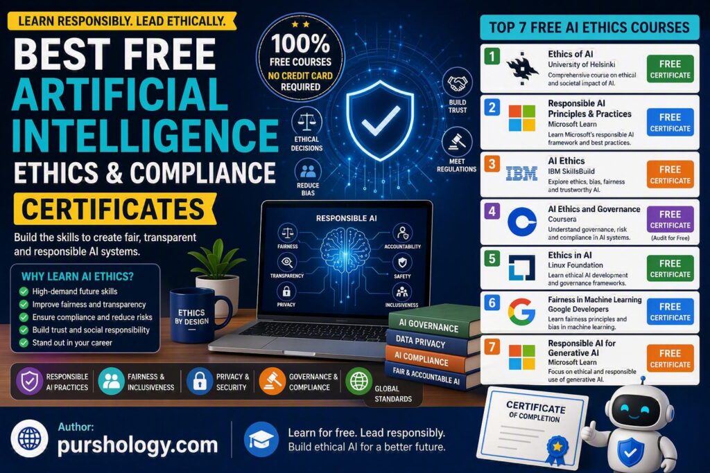 Best Free Artificial Intelligence Ethics and Compliance Certificates
