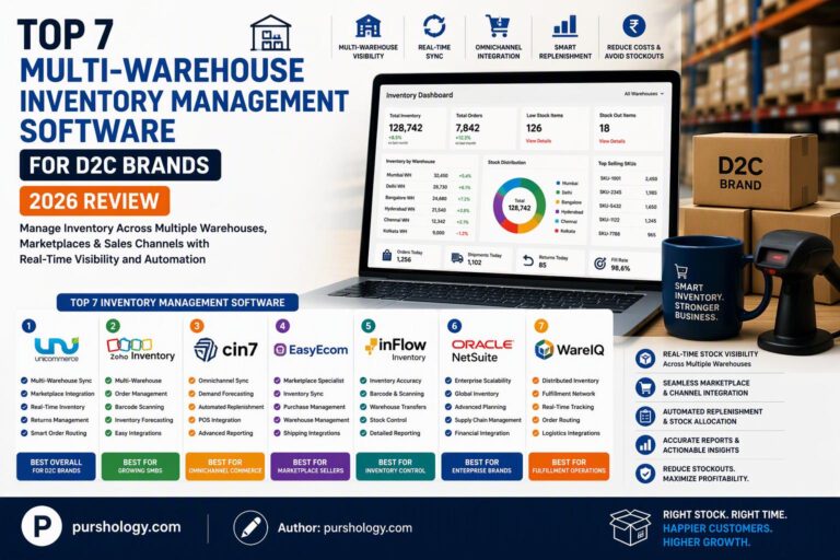 Best Multi-Warehouse Inventory Management Software for D2C Brands (2026 Review)