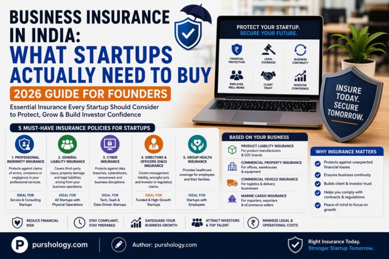 Business Insurance in India: What Startups Actually Need to Buy (2026 Guide)