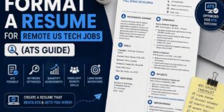 How to Format a Resume for Remote US Tech Jobs (ATS Guide)