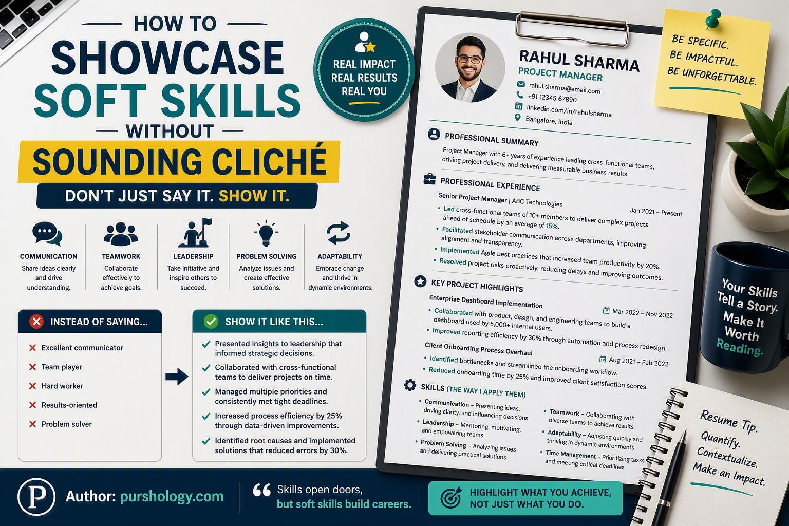 How to Showcase Soft Skills Without Sounding Cliché