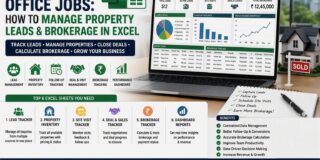 Real Estate Office Jobs: How to Manage Property Leads & Brokerage in Excel
